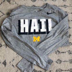 Long sleeve Michigan Nike tee